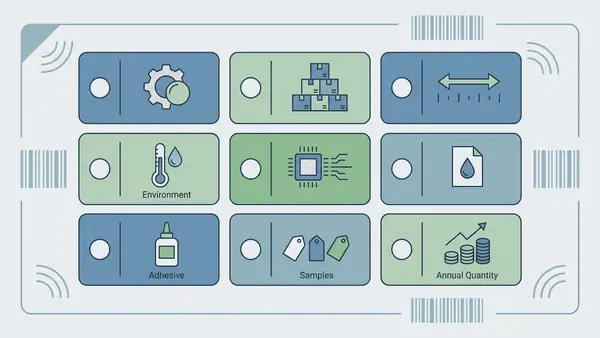 RFID tag selection checklist for replacing barcode labels