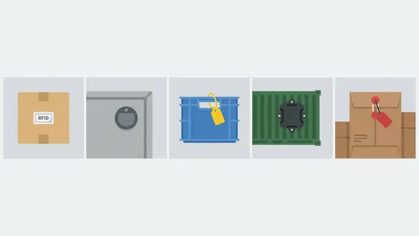 RFID tag types matched to inventory surfaces