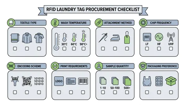 RFQ checklist for sourcing RFID laundry tags