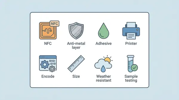 NFC trailer axle label specification checklist
