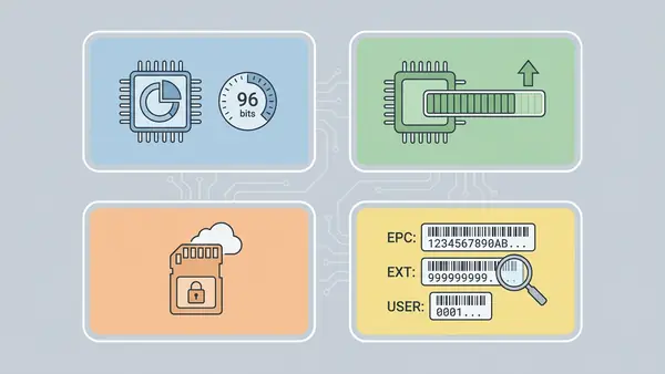 EPC memory selection table for RAIN RFID tags