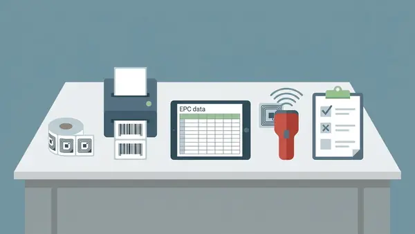 Quality control checklist for pre-encoded RAIN RFID tags