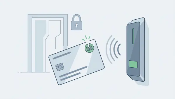Tamper-evident RFID tags for facility access control points