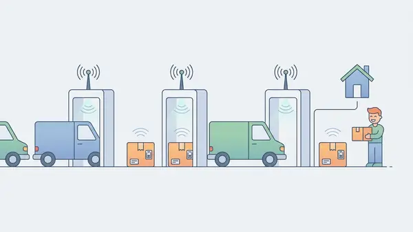 RFID package tracking checkpoints for last mile delivery