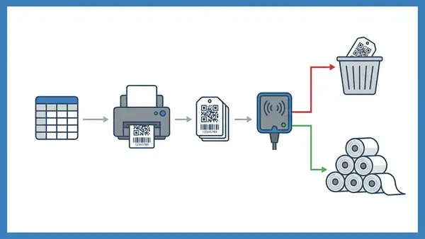 RAIN RFID encoding and verification workflow