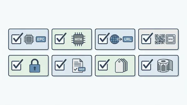 RFQ checklist for URL-connected RAIN RFID tags