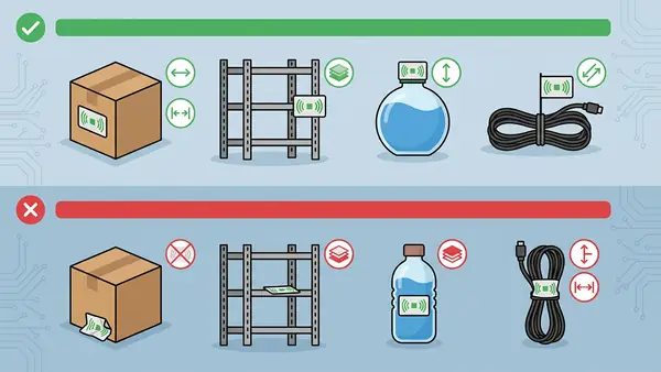 RFID tag placement checklist for difficult warehouse surfaces