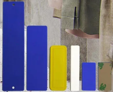Silicone RFID laundry tag color options