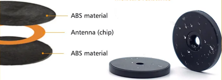 RFID anti metal patrol tag size options