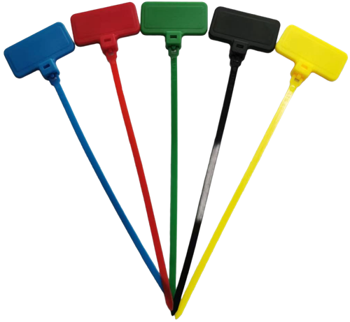 RFID-Kabelbinder in T-Form – Größenvergleich