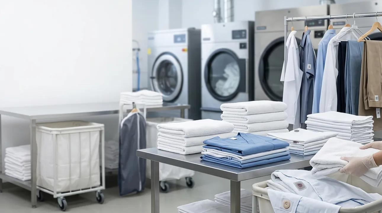 RFID laundry management for linen and uniform tracking
