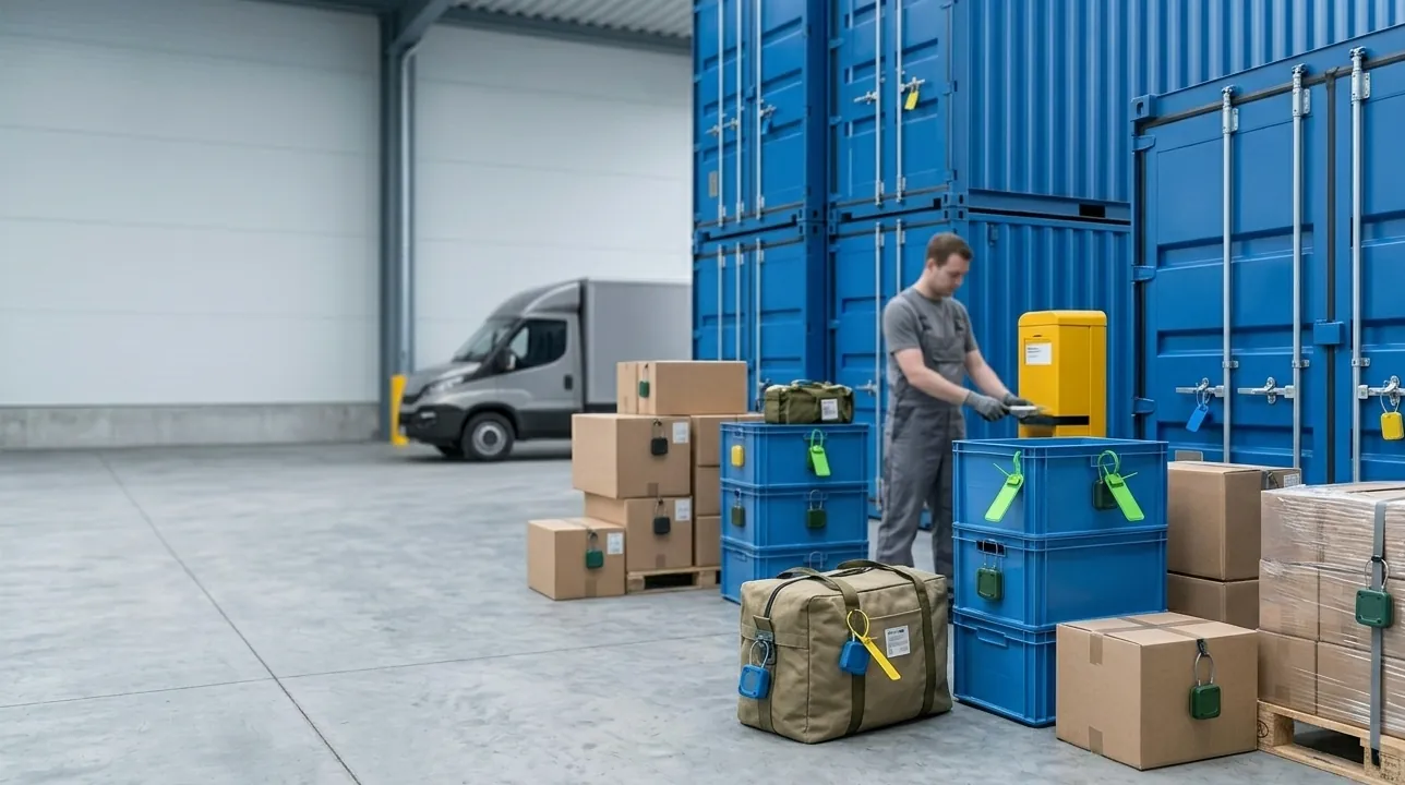 RFID logistics tracking for transport units and containers